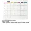 Magnetisk månadskalenderbräda Kylskåpsmagnet Torkbar Månadsschema Planeringstavla Kylskåpskalender Whiteboard Dekoration