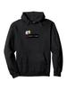 Surf-tide Hoodie - Black Pullover Hooded Sweatshirt