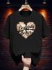 "Beautifully Broken" Graphic Tee - Casual Summer Short Sleeve T-shirt with Heart Design