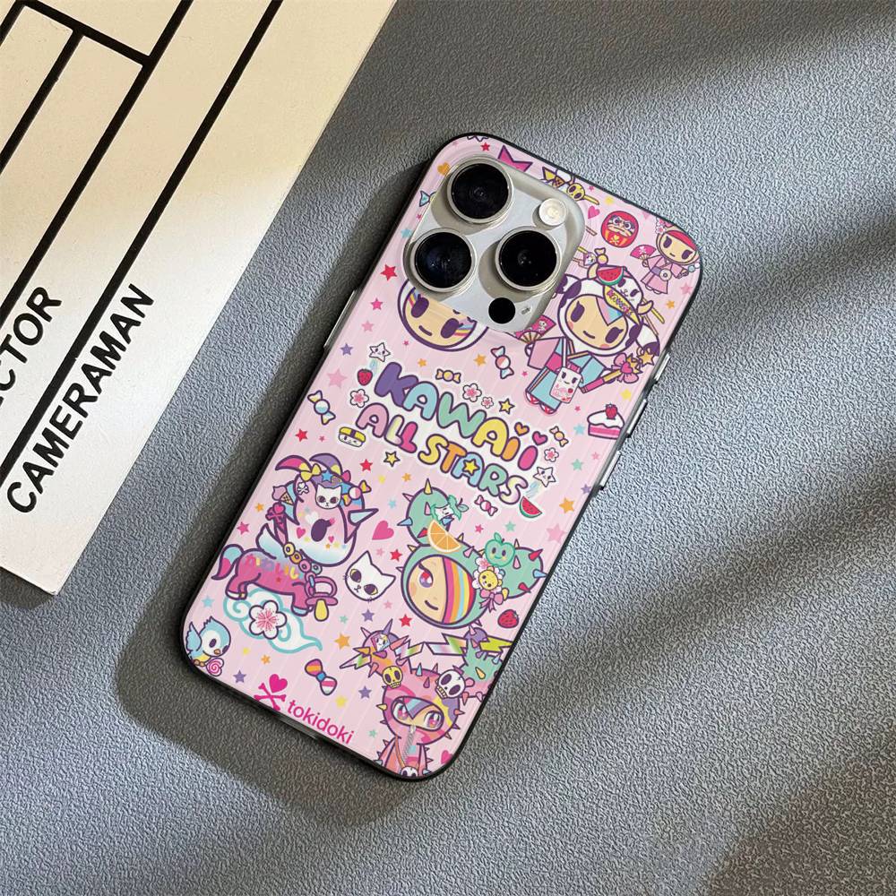 Fashion Brand T-Tokidoki For IPhone 17 16 15 14 13 12 11 Pro Max Plus Pro Clear Phone Cover Non-Slip Shell