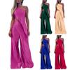 Damen Farbe Lässiges Oberteil und Hose Mode Zweiteiliges Set
