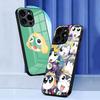 Keroro G-Gunsou Frog Phone Case For IPhone 17 Air 16 E Pro Max 15 14 13 Mini 12 Pro 11 Max Plus Black Glass Cover