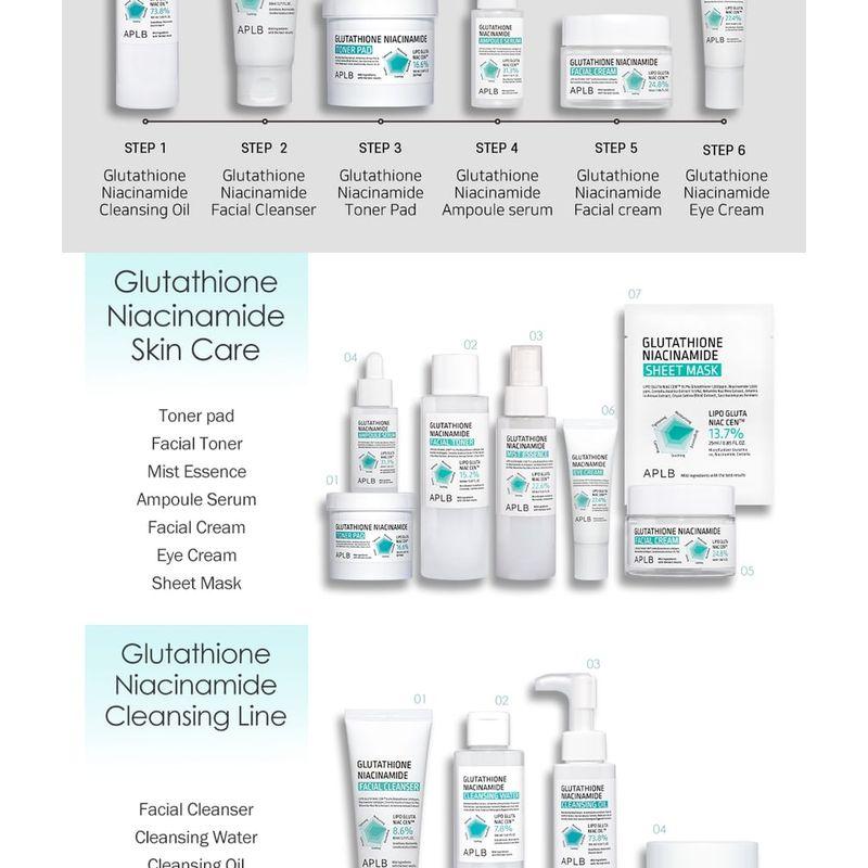 APLB Glutathion Niacinamid Toner-Pad