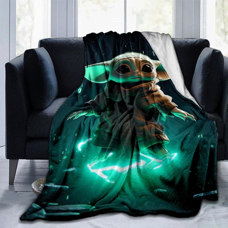 1pc Star Wars Printing Blanket - Soft, All-Season Throw for Office Blanket, | Personalized Gift with Adorable Cartoon Design