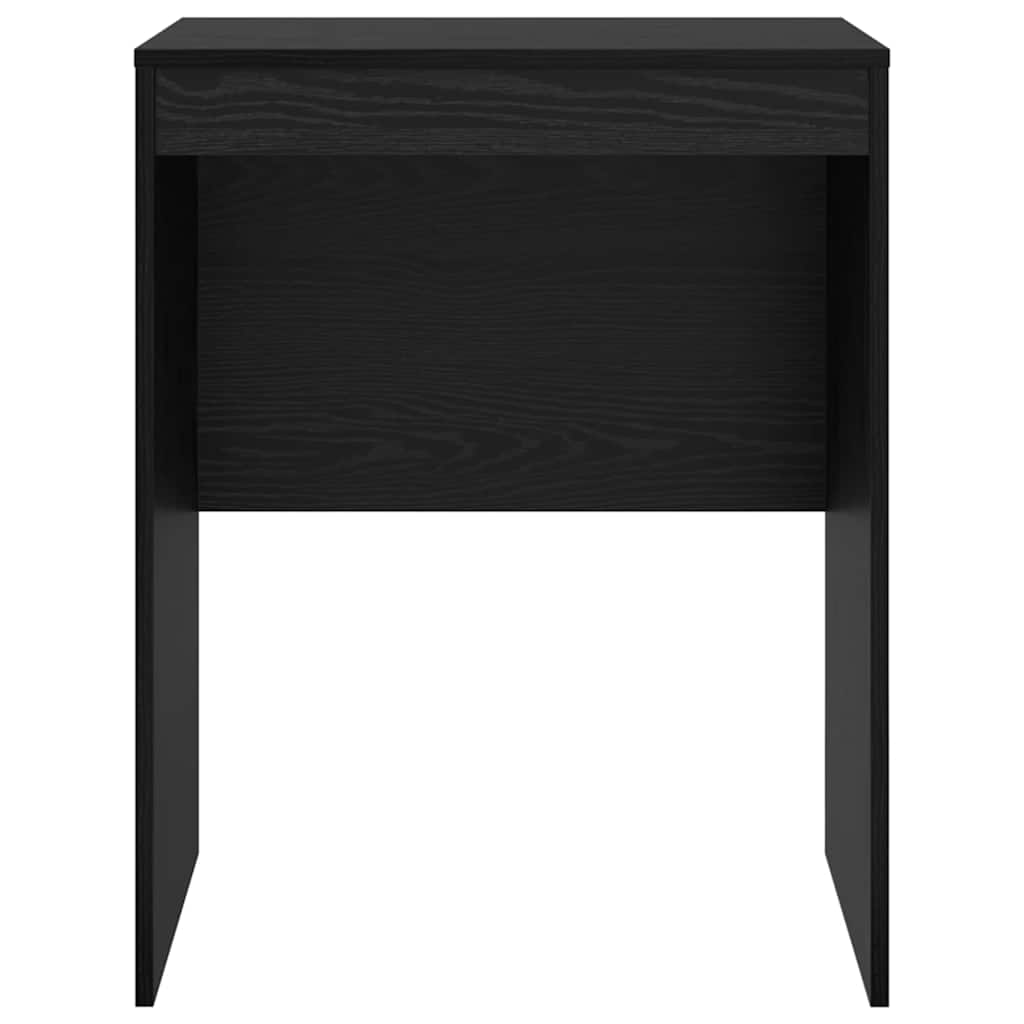 Desk Black Oak Look 60 X 50 X 76 Cm