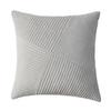 Boho Textured Pillow Cover Corduroy Striped Patchwork Throw Pillow Cover 18x18 Inch Rustic Cushion Cover for Farmhouse Home Sofa Couch Bed Living Room