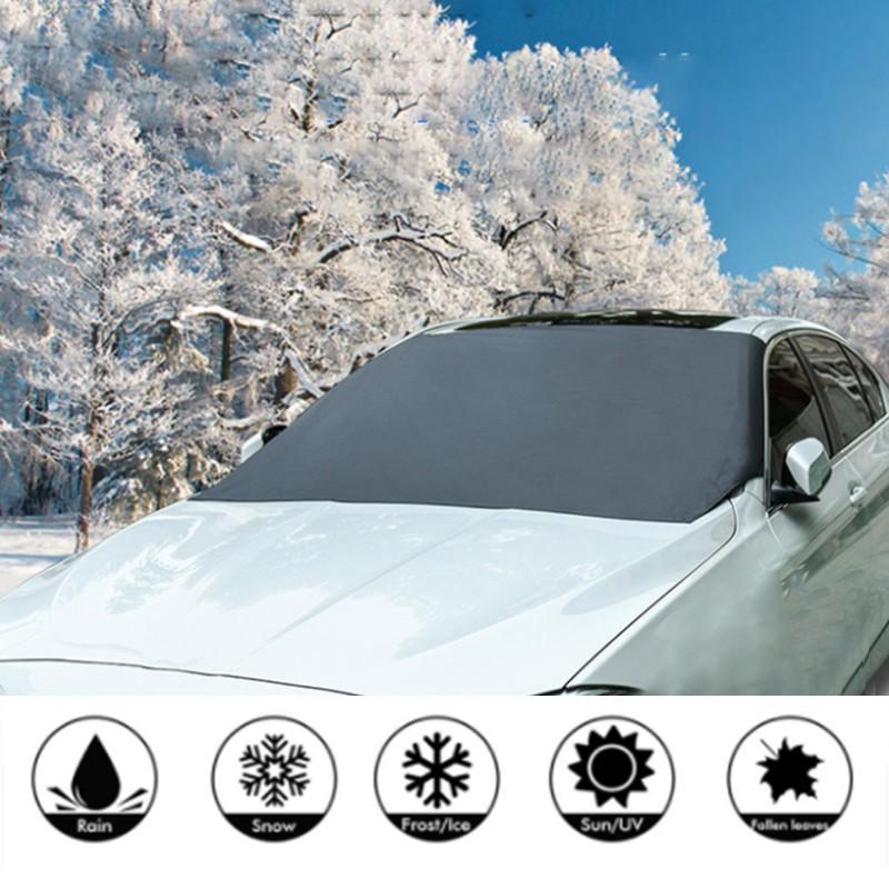Auto-Schnee-/Frostschutz, magnetischer Sonnenschutz mit beschichtetem Silbertuch für die Windschutzscheibe