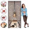 Big Size Summer Hot Door Screen Curtain Anti-mosquito Anti Insect Door Curtain Mesh Magnet Door Net Insect Protection Magnetic Separators Screens