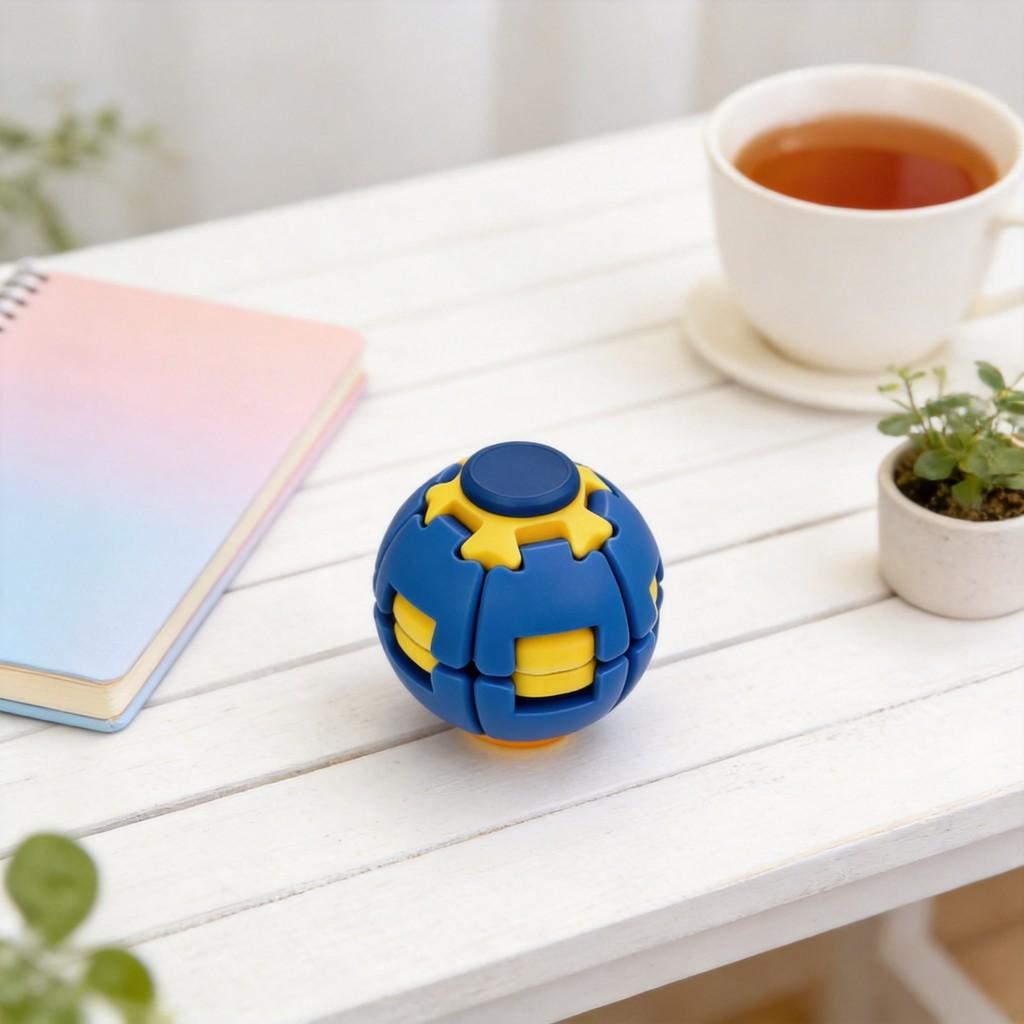 Stress Relief Ball With Rotation And Pressing For Kids And Adults