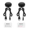 DC 5V USB LED Dimmer Touch Sensor Switch Penetrable 25mm Wood Glass Acrylic Dimmable Switch DIY Kitchen Cabinet Wardrobe Lamp