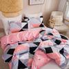 Geometric Pattern Duvet Cover & Pillowcase Set Ultra Soft Microfiber Fabric 10 Size Single Twin Double Full Queen King Bedding Set