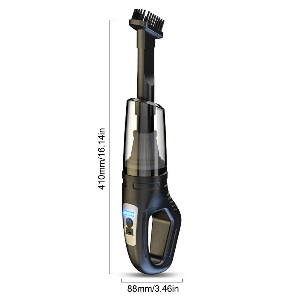 12W Car Portable Handheld Vacuum Cleaner, Powerful Suction Cordless Mini Vacuum for Vehicle, Home, Office, Pet Hair Cleaning