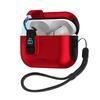 Pour étui Airpods 4 Couvercle de sécurité magnétique avec cordon de sécurité Protection intégrale Anti-chocs Boîtier de chargement pour écouteurs Pour Airpods Pro 3 2