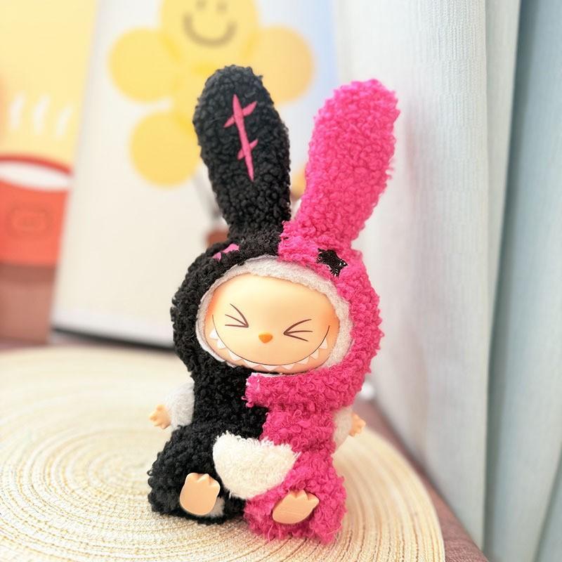 Labubu Pop Kleding Mode Dierenset voor Labubu Idol V1 V2 Poppen Kleding Accessoires 15/17cm Pluche Pop Universeel