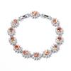 Women'S Light Luxury Women'S Colored Zircon Bracelet, Color Treasure Bracelet Multi-Color