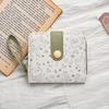 Cat Girls Wallet Short Student ID Bank Card Holder Money Bag Zipper Wallets For Women Key Storage Purse Coin Purse