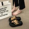 Korean Sle Thi Bot Thong Slippers Women's Summer New Faion Beach Oes Casual Comfortable Rubber Sole Sandals