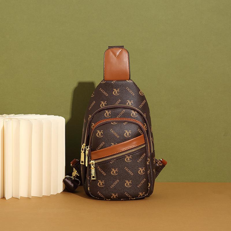 Crossbody Bag Chest Summer New Versatile Casual Shoulder Women's Large-capacity Printed Fashion Breast Bag