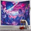 Tapisserie de champignons Décoration murale Boho Décor psychédélique Hippie Boho Tapisserie Décor Sorcellerie Revêtement mural Décor