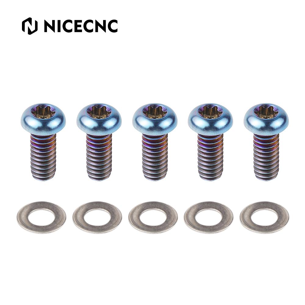 Titanium Alloy Clutch Cover Bolts Derby Cover Screws For Harley Davidson Touring Trike CVO Road Glide Road King Street Glide