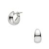 Vendome Aoyama Platinum Basic Hoop Rounded Band APAA2155 PT [Official] Earrings,
