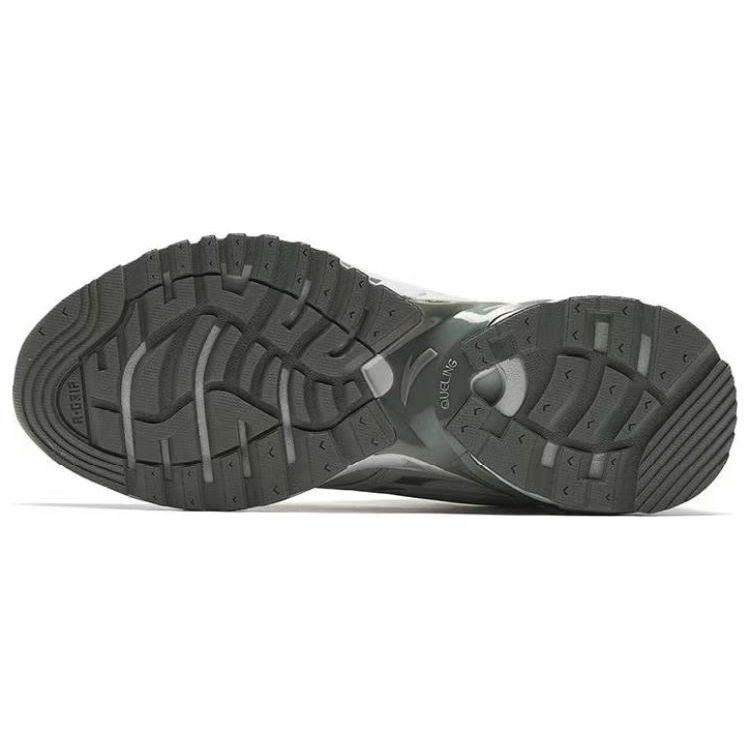 Anta Millennium Quail Feather Shock Absorbing Non-Slip Wear-Resistant Low-Top Dad Shoes Men Sneaker Gray 112338899-3