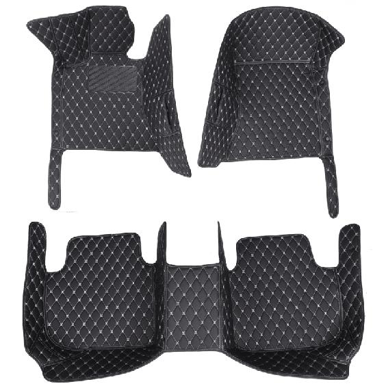Car Floor Mats For Honda HRV 2014~2019 Center Interior Accessories 100% Fit Leather Carpets Rugs Foot