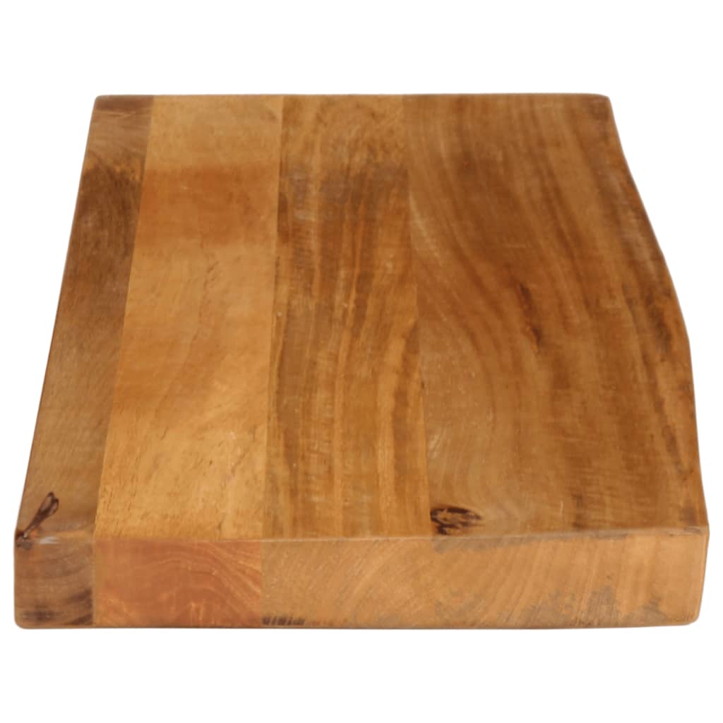 Vidaxl Tabletop with Natural Edge, 80X40X2.5 Cm, Mango Wood