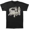 Death- Klasické logo tričko (Bílá na černé)