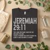 Jeremiah 29:11 Shirt Bible Verse T-Shirt Christian Faith Graphic Tee A399