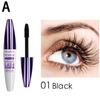 Mascara in fibra di seta 5D Mascara colore ciglia Impermeabile Rimel Mascara 3D Estensione ciglia Spessore allungamento Ciglia cosmetiche