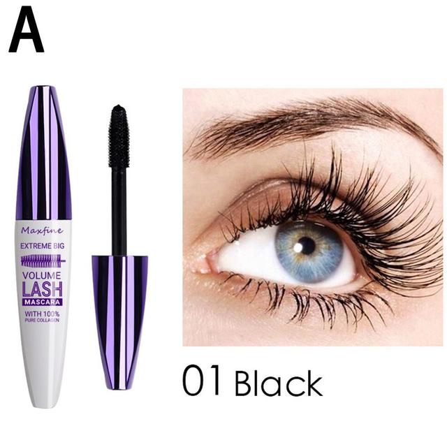 Mascara in fibra di seta 5D Mascara colore ciglia Impermeabile Rimel Mascara 3D Estensione ciglia Spessore allungamento Ciglia cosmetiche