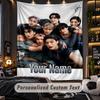 Personalized Wall Tapestry,ATEEZ Custom Printed Name, Fabric Wall Art For Indoor Room Backdrop