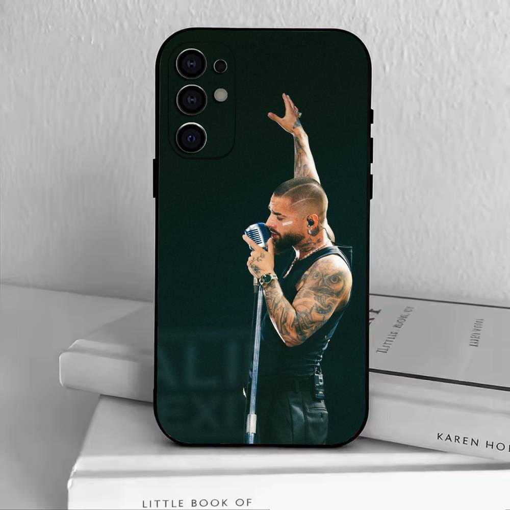 Singer-M-Maluma Phone Case For Samsung S25,S24,S21,S22,S23,S30,Ultra,S20,Plus,Fe,Soft Silicone Black Cover