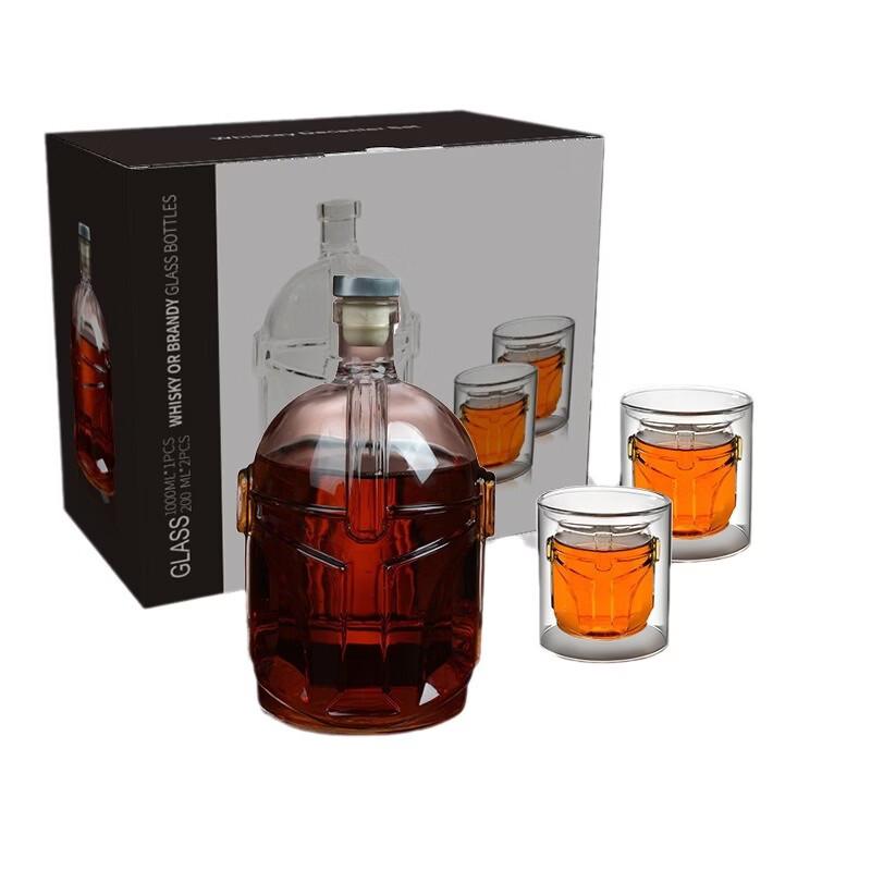 High Borosilicate Glass Whiskey Decanter Set