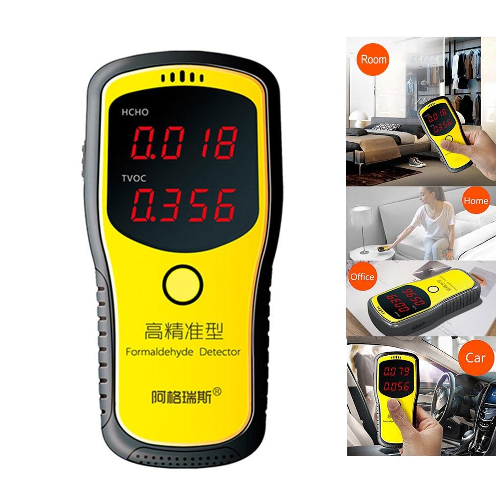 Portable Digital Formaldehyde Detector Household HCHO Benzene Detection TVOC Air Quality Monitor Gas Analyzer Tester Meter