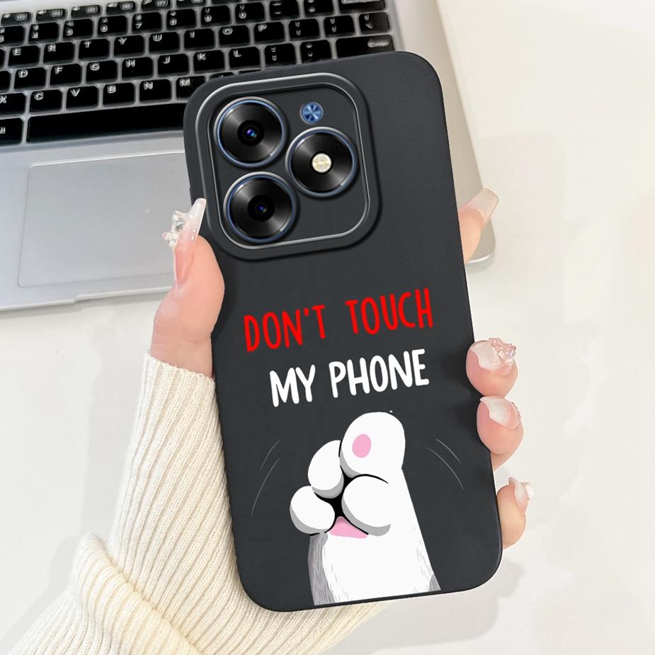 For Tecno Spark 20C Case Spark20 Pro KJ6 Cute Animals Carton Cover Soft TPU Phone Case For Tecno Spark 20 Pro Plus Spark20 Shell