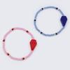 BONBEAU Acrylic Dia Charm Color Beads Bracelet