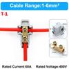 Large Current High Power Splitter Conductor Brass Wire Connector Quick Terminal Block