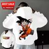 2026 Autumn Winter Dragon Ball DAIMA Hoodie | 100% Cotton Vintage Kid Goku Jump Print | Ultra Unisex Pullover for DBZ Fanatics