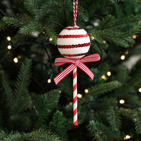 Karácsonyi cukorka díszhab borsmenta cukornád karácsonyi dekoráció DIY fára függő medál ünnepi dekorációhoz
