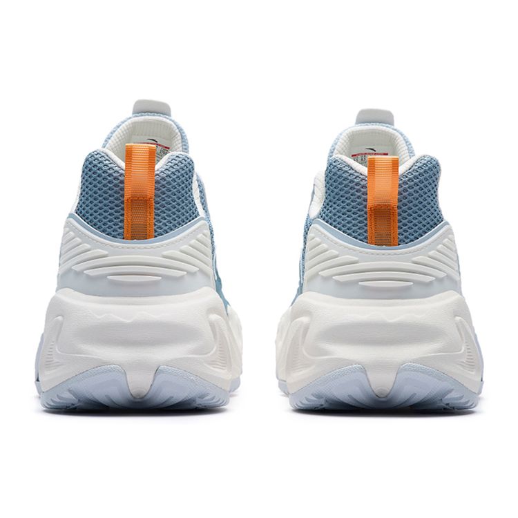 Anta Walker 3.0 Fabric Synthetic Leather Sports Shock Absorption Non-Slip Wear-Resistant Low-Top Casual Shoes Men Casual Shoes White Blue 112238881-5