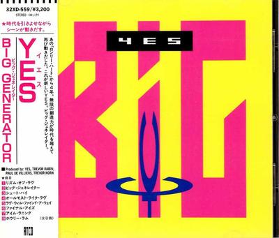 CD YES  Big Generator 32XD559 ATCO 1987 Japan Rock Used