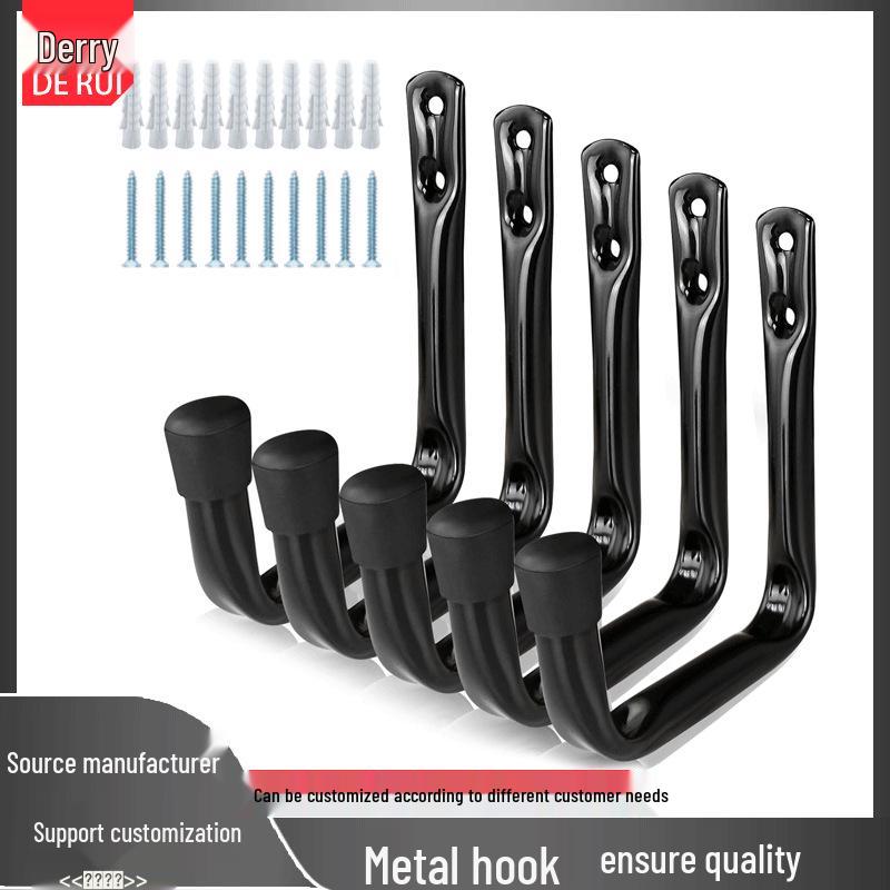 Bicycle & Tool Storage Rack - Garage Hooks for Bikes & Garden Tools