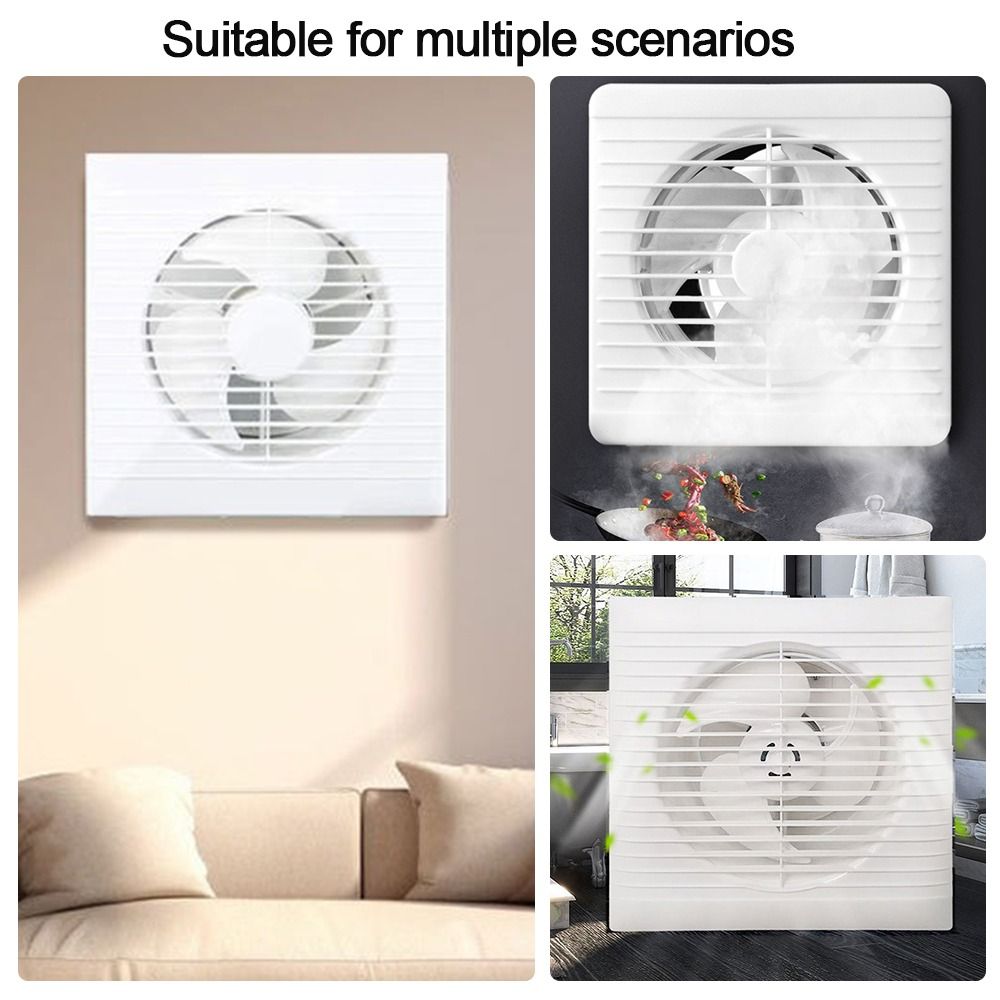 Nástěnný okenní odsávací ventilátor, odsávací ventilátor, koupelna, kuchyň, toaleta, větrací otvor