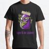 Grote Maten S-3XL Aubergine Elegantie Ontmoet Duct Print T-shirt Heren Tops Mode Kleding T-shirts