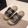 Soft Bottom One-word Slippers Fashionable Versatile Outdoor Leisure Lazy Cool Slippers Women's 2025 Summer New Outer Wear
