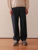 Single-Pleat Wide Denim Pants Indigo