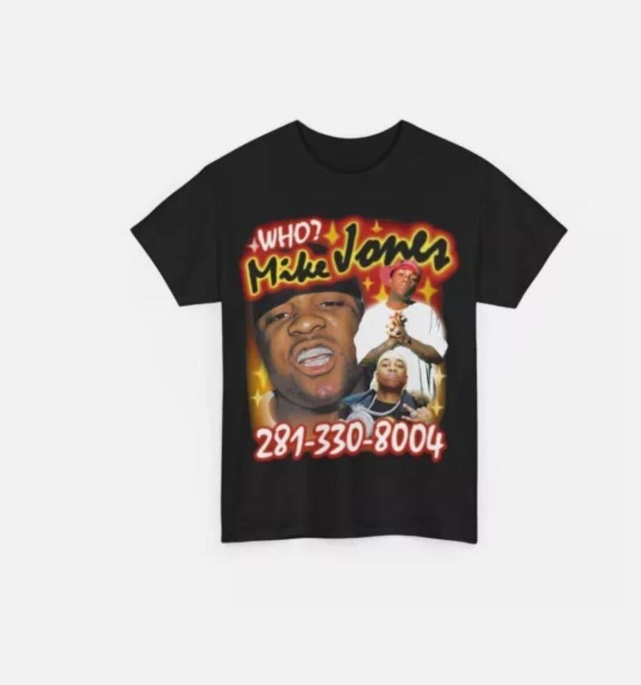 Mike Jones 281-330-8004 Vintage Style Rap Tee T-Shirt QE4545 Unisex T-Shirt