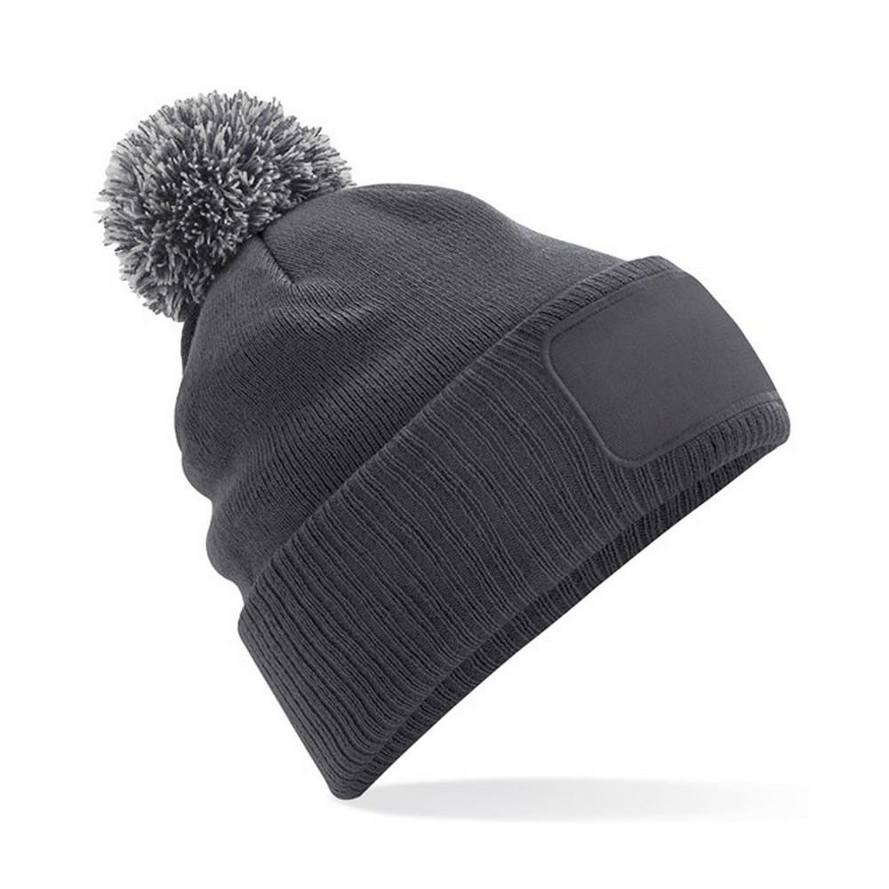 Beechfield Unisex Adult Snowstar Patch Beanie